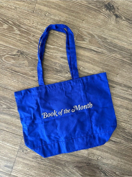 Handbags - Book of the Month Royal Blue Canvas Tote Bag